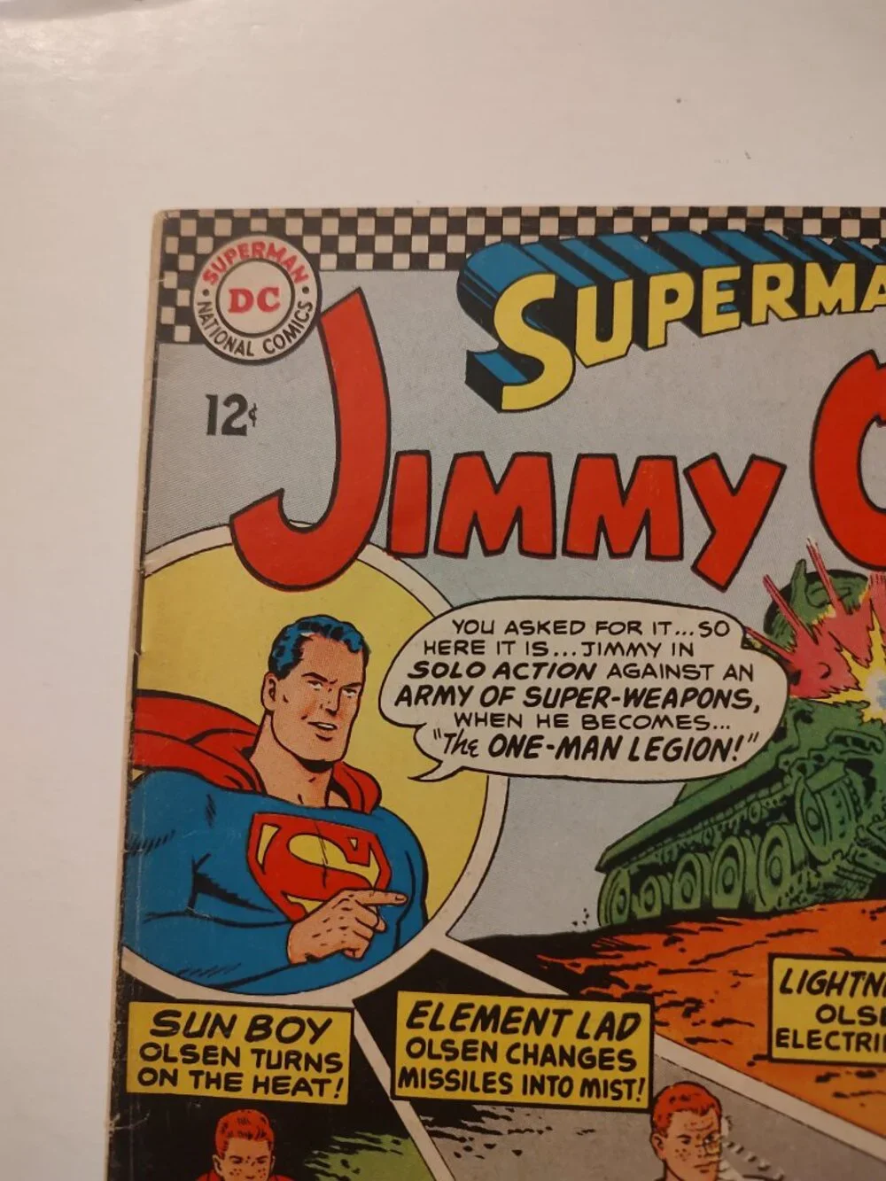 JIMMY OLSEN # 99 The One-Man Legion Cover by Curt Swan & by George Klein